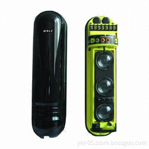 All-digital Frequency Active Triple Infrared Beam Alarm